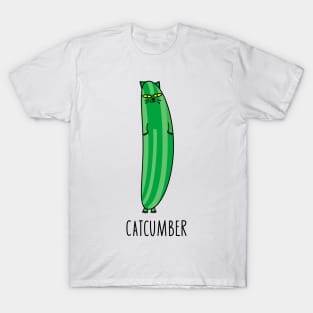 Funny cat as a cucumber T-Shirt